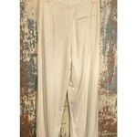 LIONESS  La Quinta Off-white linen blend Pants, womens size XXS Photo 3