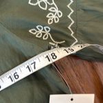 BeachLunchLounge  NWT green cottage core embroidered tiered dress xs Photo 7