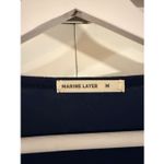 Marine layer  navy scoop neck long sleeve tshirt M Photo 3