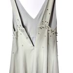 Wildfox NWT Coda Pearl Plunging V-Neck Mini Dress in Mint Green Photo 11