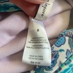 Nanette Lepore  6 Blue Swimsuit Bikini 2 Piece Bralette High Waisted Beach Summer Photo 8