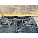 Judy Blue Wide Leg Denim Crop Jeans 7 28 Capri JB2509MD Jean Button Fly Boho Photo 4