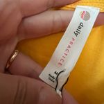 Anthropologie NWT ANTHROPOLOHIE DAILY PRACTICE Cotton Yellow Midi Dress Sz M Photo 7