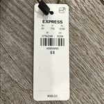 EXPRESS  Black Cropped Skinny Mid Rise Jeans Photo 8