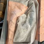 NWT Vivianly Women's Gray Denim Wedge Sandals Size 9 Open Toe Casual Summer Shoe Photo 6