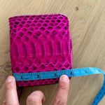 Grand Pelle The Pelle python collection fuschia pink leather wallet Photo 5