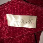 Simply Noelle  Womens Knit Cap Red Chenille Shoe Lace Detail Warm BRAND NEW Photo 1