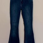 Hollister  High Rise Flare Raw Hem Denim Jeans Photo 2