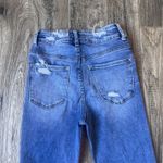 Bridge by GLY  Jeans Women 25 Flare wide leg Blue Distressed Denim hippie western Photo 15