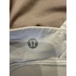 Lululemon  White Criss Cross Back Sports Bra Size 8 Activewear Workout Top Photo 2