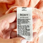 Roxy Off The Shoulder One Piece Romper Peach Orange Small Photo 3