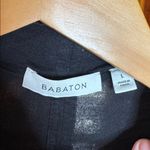 Babaton  Aritzia Black Sleeveless Mock Neck Open Tie Back Top Size Large Photo 7