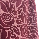 DKNY  Women's 8 Rosette Floral Wool Pencil Skirt Dark Cherry Red Maroon Artsy‎ Photo 1