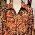 ST. John sport printed jacket size P. All over pattern, fall, maximalism Orange Photo 1