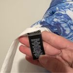 Mlle Gabrielle  Floral Button Front Skirt Blue White size Large Photo 2