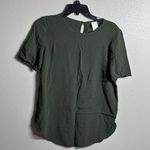 H&M Women Dark green Formal blouse top size 6 Photo 0