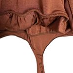 Free People Intimately Kaya Long Sleeve Cutout Bodysuit Chocolate Brown Size XL Photo 13