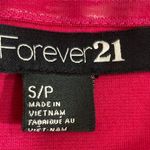 Forever 21 Colorblock strapless bodycon mini dress, ladies small pink orange clubwear Photo 4