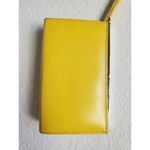 ALDO Yellow Silver Tone Clasp Wristlet Hand Purse Bag VTG(?) Party w/Flaw Photo 5