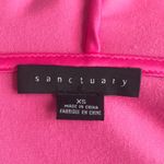 Sanctuary  Hot Pink Velour Hoodie Sz XS Photo 4