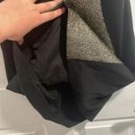 Esley NWT  Black Fitted SILVER metallic Print Bodycon Party Event Dress Photo 8