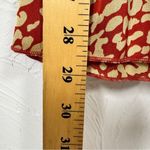 Majorelle  Shiloh Red Leopard Print Mini Dress Womens XS Ruffled Coquette Belt Photo 8