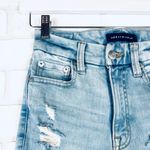 Aeropostale High Rise Curvy Jegging Size 0 Light Wash Distressed‎ Ripped Jeans Blue Photo 12