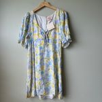 Showpo SVANA DRESS IN‎ SUMMER PETALS size 10 Blue Photo 1