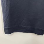 Tibi  Navy Blue‎ Lace Up Sweatshirt Dress XXS Long Sleeve Crew Neck Casual Photo 3