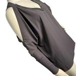 Juicy Couture Gray Shoulders Cut outs V-Neck Top with rhinestones Size Small Photo 2