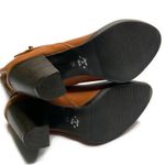 Lilimill Leather Mid Calf Heeled Cognac Boots 36 Size 5.5 Photo 7