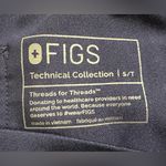 FIGS  Women's High Waisted Livingston Basic Scrub
Pants Small Tall blue Photo 7