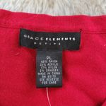 Grace Elements  Sleeveless Tank Red Size Petite Large Photo 2