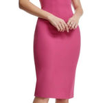 Dress the Population Nicole Sweetheart Neck Cocktail Fuchsia Dress Size L $148 Photo 0
