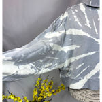 525 America Turtleneck Dolman Sleeves Sweatshirt Gray White L Size L Photo 5