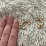 None Free with Purchase! Gold Tone Bee Rhinestone Fashion Earrings Photo 1