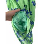 Likely  Karrica Maxi Dress Green Blue Floral Print Cut Out Halter Size 8 NEW Photo 6