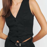 Reformation  Vest in Black Photo 0