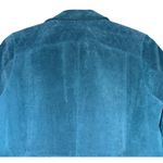 AMI Leather Jacket Women's Medium Teal Country Western Suede Quilted Equestrian Green Photo 11