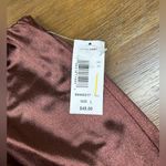 Hiatus Size L Brown Silky Midi Skirt Photo 1