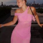 Torn By Ronny Kobo Ronny Kobo Izel Pink Dress Photo 0