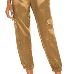 Enza Costa Satin Cargo Jogger Pant Size Large Photo 0