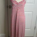 Vitamin A  gray striped maxi dress coverup summer vacation‎ beach size small Photo 0