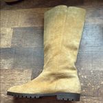 Liz Claiborne Leather Tan Suede Mid-Calf Boots Photo 3
