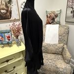 Victoria's Secret  Black Satin Robe Intimates Sleepwear Photo 4