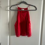 Aritzia Wilfred Red High Neck Tank Top Size Medium Photo 1