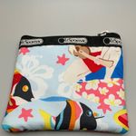 LeSportsac Rare Vintage HTF Hawaii Print  Multicolor Zip Tissue Holder Coin Purse Photo 1
