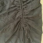 Silence + Noise Asymmetrical Ruched Skirt Black Size L Urban Outfitters Texture Photo 2