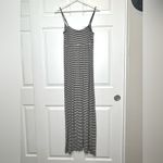 Calvin Klein  Striped‎ Maxi Dress Sleeveless Black White Casual Size 2 Photo 1
