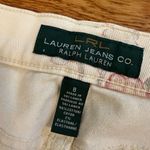 LRL Lauren Jeans Co. Ralph Lauren Multicolor Floral Modern Straight Ankle Size 8 Pink Photo 1
